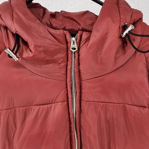 Ulla Popken Bell Sleeve Hooded Quilted Fully Lined Puffer Jacket- 24/26 - Picture 4 of 7